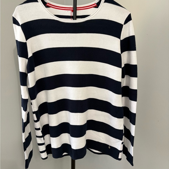 Gerry Weber German Designer Nautical Striped Top - Navy/White - Contrast Stripes - Picture 2 of 8